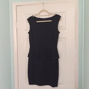 Soprano Little Black Peplum Dress